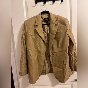 Banana Republic Oversized Linen Blazer // Tan // size medium // new with tags